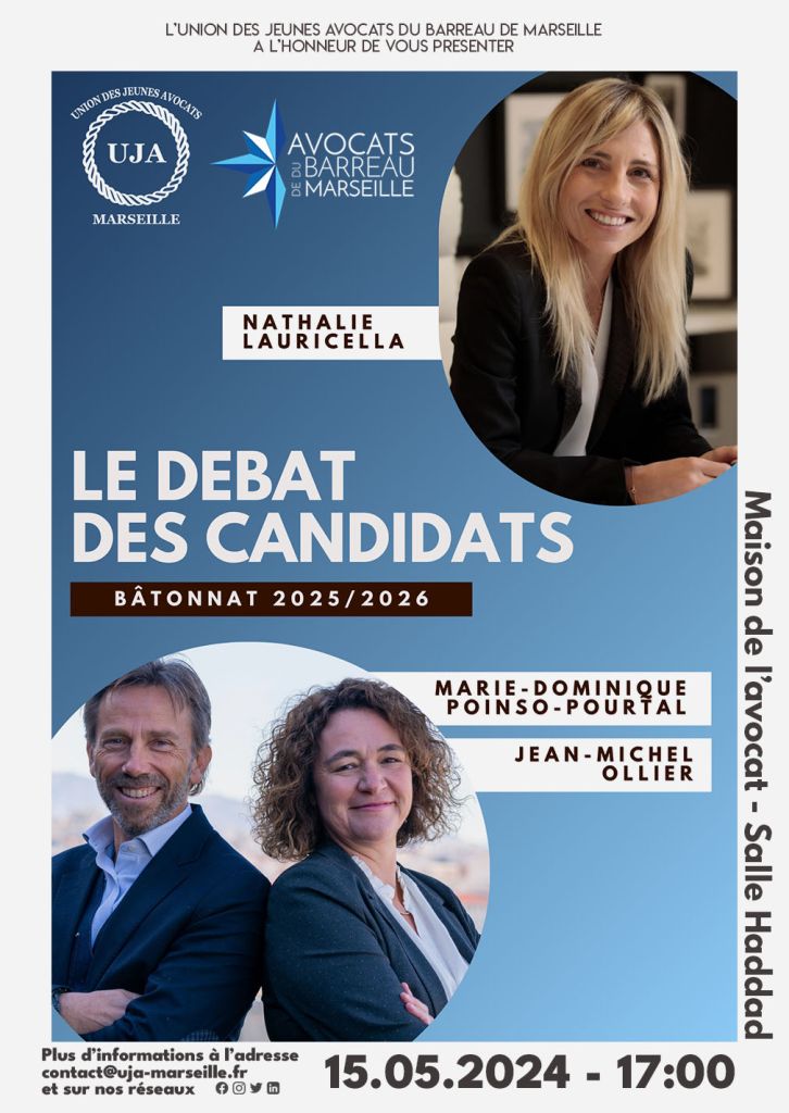 Elections au Bâtonnat - Débat des candidats du 15 mai 2024