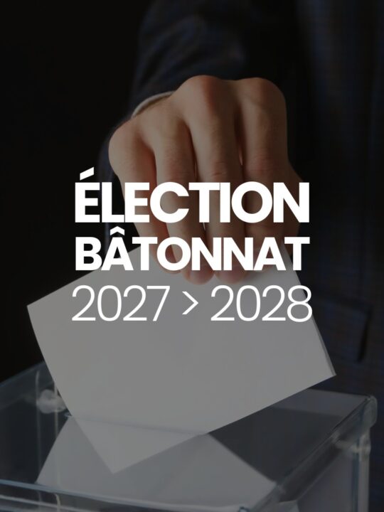 Elections bâtonnat – Les professions de foi des candidats