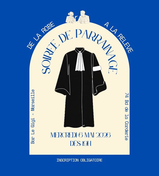 Soirée de Parrainage 2026 – Association des Elèves-avocats du Sud-Est